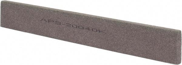 Norton - 120 Grit Aluminum Oxide Rectangular Polishing Stone - Fine Grade, 1" Wide x 8" Long x 1/4" Thick - USA Tool & Supply