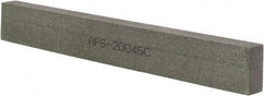 Norton - 120 Grit Aluminum Oxide Rectangular Polishing Stone - Fine Grade, 1" Wide x 8" Long x 1/2" Thick - USA Tool & Supply