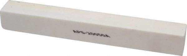 Norton - 120 Grit Aluminum Oxide Square Polishing Stone - Fine Grade, 1" Wide x 8" Long x 1" Thick - USA Tool & Supply