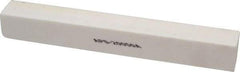 Norton - 120 Grit Aluminum Oxide Square Polishing Stone - Fine Grade, 1" Wide x 8" Long x 1" Thick - USA Tool & Supply