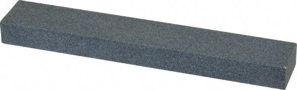 Made in USA - 120 Grit Aluminum Oxide Rectangular Polishing Stone - Fine Grade, 1" Wide x 6" Long x 1/2" Thick - USA Tool & Supply