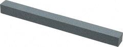 Made in USA - 180 Grit Aluminum Oxide Square Polishing Stone - Very Fine Grade, 1/2" Wide x 6" Long x 1/2" Thick - USA Tool & Supply