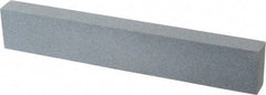 Made in USA - 180 Grit Aluminum Oxide Rectangular Polishing Stone - Very Fine Grade, 1" Wide x 6" Long x 1/2" Thick - USA Tool & Supply