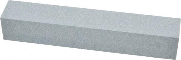 Made in USA - 180 Grit Aluminum Oxide Square Polishing Stone - Very Fine Grade, 1" Wide x 6" Long x 1" Thick - USA Tool & Supply