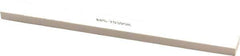 Made in USA - 400 Grit Aluminum Oxide Rectangular Polishing Stone - Super Fine Grade, 1/2" Wide x 6" Long x 1/4" Thick - USA Tool & Supply