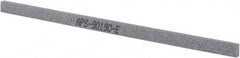 Value Collection - 180 Grit Silicon Carbide Rectangular Polishing Stone - Very Fine Grade, 1/4" Wide x 6" Long x 1/8" Thick - USA Tool & Supply