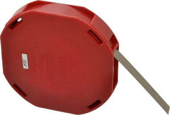 Starrett - 0.004 Inch Thick x 7.62 m Long x 1/2 Inch Wide, Feeler Stock Roll - Tempered Steel - USA Tool & Supply