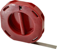 Starrett - 0.006 Inch Thick x 7.62 m Long x 1/2 Inch Wide, Feeler Stock Roll - Tempered Steel - USA Tool & Supply