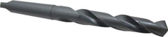 Interstate - 32mm, 4MT 118° Point High Speed Steel Taper Shank Drill Bit - Oxide Finish, 185mm Flute Length, 334mm OAL, Spiral Flute - USA Tool & Supply