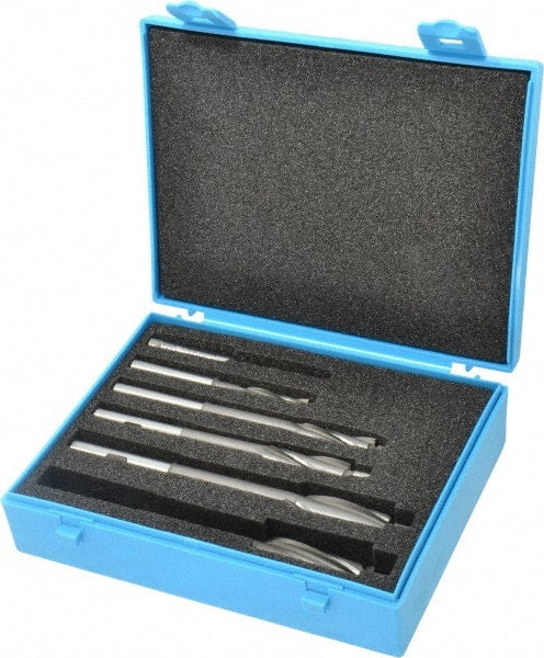 Made in USA - 3 to 10mm Socket Head Cap Screw Compatible, High Speed Steel, Solid Pilot Counterbore Set - USA Tool & Supply