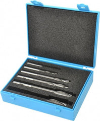 Made in USA - 3 to 10mm Socket Head Cap Screw Compatible, High Speed Steel, Solid Pilot Counterbore Set - USA Tool & Supply