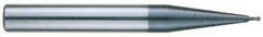 RobbJack - 1/2" Diam, 1/2" LOC, 2 Flute Solid Carbide Ball End Mill - AlTiN Finish, Single End, 4" OAL, 1/2" Shank Diam, Spiral Flute - USA Tool & Supply