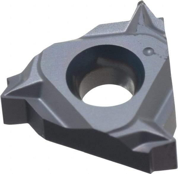 Kennametal - 16NR Internal Right Hand 10 UN Laydown Threading Insert - Grade KC5025, TiAlN Coated Carbide, 9.53mm Inscribed Circle - USA Tool & Supply