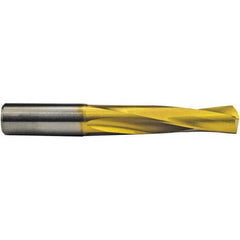 M.A. Ford - 14mm 135° Spiral Flute Solid Carbide Screw Machine Drill Bit - USA Tool & Supply