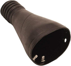 Hi-Tech Duravent - Custom EPDM Universal Adapter - 8" Long, Oval ID Range - USA Tool & Supply