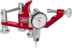 SPI - 0.0005" Graduation, 0.03" Max Meas, 0-15-0 Dial Reading, Indicator & Base Kit - 1-1/4" Dial Diam - USA Tool & Supply