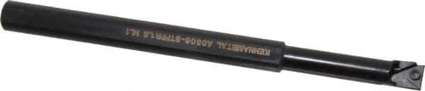Kennametal - 10.54mm Min Bore Diam, 127mm OAL, 3/8" Shank Diam, A-STFP Indexable Boring Bar - 1.63" Max Bore Depth, TP.. Insert, Screw Holding Method - USA Tool & Supply