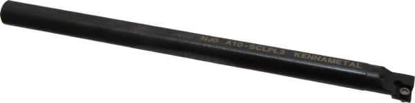 Kennametal - 19.56mm Min Bore Diam, 254mm OAL, 5/8" Shank Diam, A-SCLP Indexable Boring Bar - CP.. Insert, Screw Holding Method - USA Tool & Supply