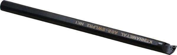 Kennametal - 15.24mm Min Bore Diam, 203.2mm OAL, 1/2" Shank Diam, A-SWLP Indexable Boring Bar - WP.. Insert, Screw Holding Method - USA Tool & Supply