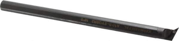 Kennametal - 21.59mm Min Bore Diam, 10" OAL, 5/8" Shank Diam, A-SVQB Indexable Boring Bar - VB.. Insert, Screw Holding Method - USA Tool & Supply