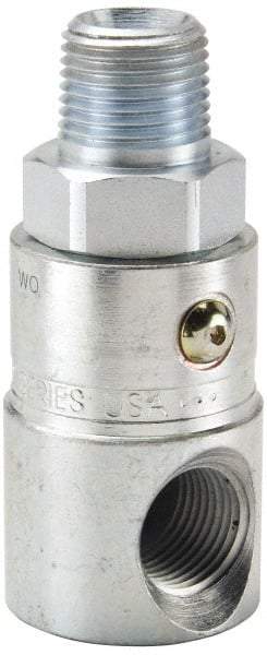 Parker - 3/4-14 NPTF Steel Hydraulic Hose Male NPT To Female NPT Swivel - 5,000 psi - USA Tool & Supply