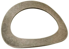 Made in USA - #2 Screw, 0.091" ID x 0.135" OD, Grade 300 Stainless Steel Single Wave Washer - 0.004" Thick, 0.03" Overall Height, 0.004" Deflection, 0.52 Lb at Deflection - USA Tool & Supply