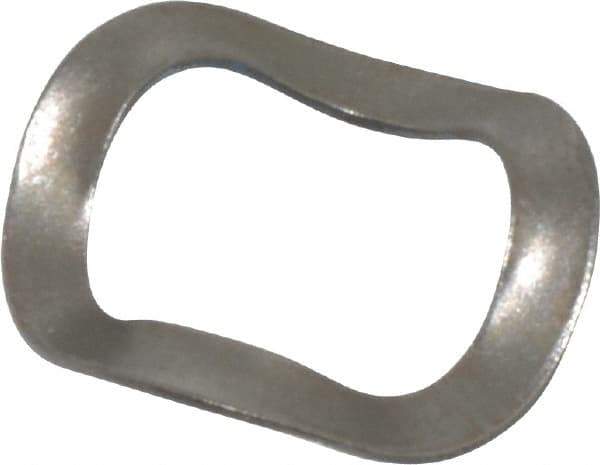 Made in USA - 3/8-7/16" Screw, 0.39" ID x 0.562" OD, Grade 17-7 PH-A Stainless Steel Triple Wave Washer - 0.02" Thick, 0.11" Overall Height, 0.007" Deflection - USA Tool & Supply