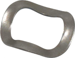 Made in USA - 3/8-7/16" Screw, 0.39" ID x 0.562" OD, Grade 17-7 PH-A Stainless Steel Triple Wave Washer - 0.02" Thick, 0.11" Overall Height, 0.007" Deflection - USA Tool & Supply