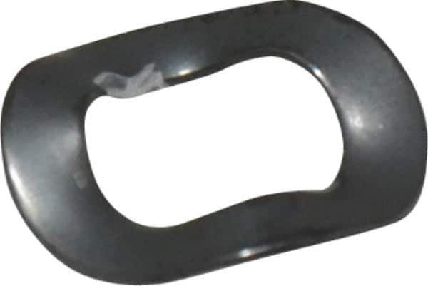 Made in USA - #10 Screw, 0.221" ID x 0.375" OD, Grade 1074-1095 Spring Steel Triple Wave Washer - 0.012" Thick, 0.047" Overall Height, 0.005" Deflection - USA Tool & Supply