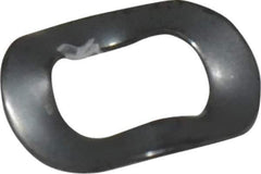 Made in USA - #10 Screw, 0.221" ID x 0.375" OD, Grade 1074-1095 Spring Steel Triple Wave Washer - 0.012" Thick, 0.047" Overall Height, 0.005" Deflection - USA Tool & Supply