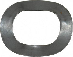 Made in USA - 5/8" Screw, 0.642" ID x 1" OD, Grade 1074-1095 Spring Steel Triple Wave Washer - 0.016" Thick, 0.105" Overall Height, 0.029" Deflection, 42.67 Lb at Deflection - USA Tool & Supply