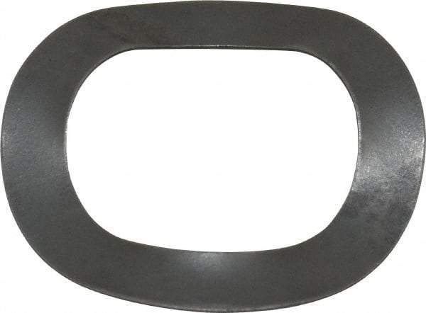 Made in USA - 3/4" Screw, 0.767" ID x 1.125" OD, Grade 1074-1095 Spring Steel Triple Wave Washer - 0.016" Thick, 0.105" Overall Height, 0.038" Deflection, 34.13 Lb at Deflection - USA Tool & Supply
