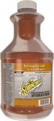 Sqwincher - 64 oz Bottle Tropical Cooler Activity Drink - Liquid Concentrate, Yields 5 Gal - USA Tool & Supply