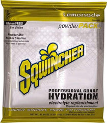 Sqwincher - 47.66 oz Pack Lemonade Activity Drink - Powdered, Yields 5 Gal - USA Tool & Supply