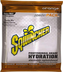 Sqwincher - 47.66 oz Pack Orange Activity Drink - Powdered, Yields 5 Gal - USA Tool & Supply