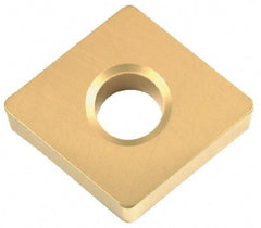 Sumitomo - 2NU-CNGA431 Grade BN250 PCBN Turning Insert - Uncoated, 80° Diamond, 1/2" Inscr Circle, 3/16" Thick, 1/64" Corner Radius - USA Tool & Supply