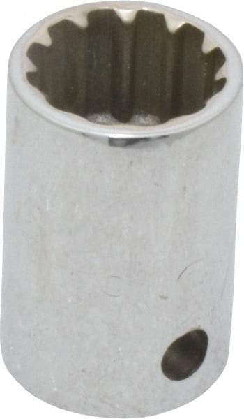 Proto - 1/2" Drive, 9/16" Socket, Spline Socket - 12 Points, 1-7/16" OAL - USA Tool & Supply