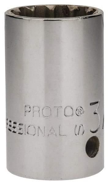 Proto - 1/2" Drive, 3/4" Socket, Spline Socket - 12 Points, 1-9/16" OAL - USA Tool & Supply