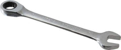 Blackhawk by Proto - 14mm 12 Point Combination Wrench - 15° Head Angle, 7-3/32" OAL, Steel, Chrome Finish - USA Tool & Supply