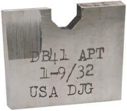 APT - 1-9/32 Inch Diameter, 3/16 Inch Thick, High Speed Steel Auxiliary Pilot Blade - Series D - USA Tool & Supply