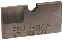 APT - 1-31/32 Inch Diameter, 3/16 Inch Thick, High Speed Steel Auxiliary Pilot Blade - Series D, DX15 Auxiliary Pilot Required - USA Tool & Supply