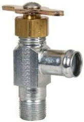 Eaton - 5/8" Pipe, Steel Hose to Pipe Drain Cock & Shutoff Valve - 3/8 Thread, 150 Max psi - USA Tool & Supply