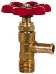 Eaton - 3/8" Pipe, Steel Shutoff Drain Cock & Shutoff Valve - 3/8 Thread, 150 Max psi - USA Tool & Supply