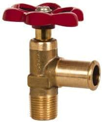 Eaton - 5/8" Pipe, Steel Shutoff Drain Cock & Shutoff Valve - 3/8 Thread, 150 Max psi - USA Tool & Supply