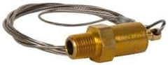 Eaton - Steel Drain Valve Drain Cock & Shutoff Valve - 1/4 Thread, 150 Max psi, 60" Long - USA Tool & Supply