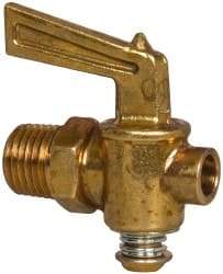 Eaton - Steel Ground Plug Drain Drain Cock & Shutoff Valve - 1/4 Thread, 30 Max psi - USA Tool & Supply