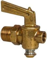 Eaton - Steel Ground Plug Drain Drain Cock & Shutoff Valve - 1/4 Thread, 30 Max psi - USA Tool & Supply