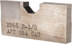 APT - 2-1/8 Inch Diameter, 1/4 Inch Thick, High Speed Steel Auxiliary Pilot Blade - Series E, EX20 Auxiliary Pilot Required - USA Tool & Supply