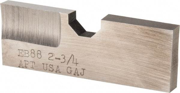 APT - 2-3/4 Inch Diameter, 1/4 Inch Thick, High Speed Steel Auxiliary Pilot Blade - Series E, EX25 Auxiliary Pilot Required - USA Tool & Supply