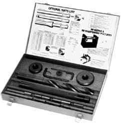 APT - 1-1/4 to 3" Blade Diam, 1" Pilot Diam, 1" Twist Drill Diam, Pilot Holder, Blade & Drill Kit - High Speed Steel Blade, Straight Pilot Holder Shank, Straight Drill Shank, Series E - USA Tool & Supply